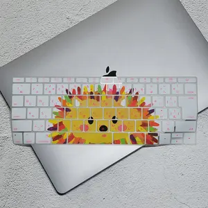 Tampa protetora de silicone personalizada do teclado do oem para macbook