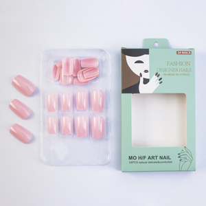 Ongles à Presser Couleur Unie en Gros, Haute Qualité, 24 Pièces, Faux Ongles Adhésifs <span class=keywords><strong>Pas</strong></span> Chers pour Salon de Manucure - Product Image 6