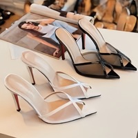 Chaussures d'été légères et élégantes pour femme, talons aiguilles pointus respirants et résistants pour mariage et extérieur, 12 cm