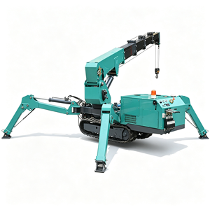 Grúa Araña Portátil <span class=keywords><strong>de</strong></span> 5 Toneladas, Grúa Pequeña sobre Orugas con Estabilizadores Hidráulicos en <span class=keywords><strong>Alquiler</strong></span> - Product Image 3