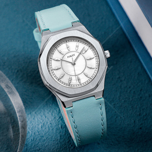 Nhà cung cấp tùy chỉnh làm cho riêng của bạn logo riêng tư thép không gỉ văn phòng phụ nữ phụ nữ <span class=keywords><strong>VIOLET</strong></span> xem cổ tay - Product Image 5