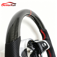 Volant en fibre de carbone personnalisé pour Volkswagen Golf 4 5 6 6r 7 7.5 8 MK 4 5 6 7 7.5 8 7 R GTI GTD GTE