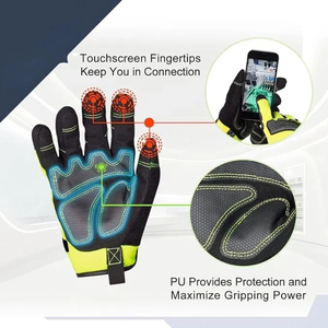 Guanti da lavoro pratici ad alte prestazioni per lavoro all'aperto e logistica di manutenzione delle macchine per la movimentazi - Product Image 2