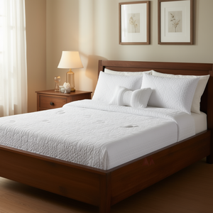 Juego de Edredón Amore Queen Size, 8 Piezas, Estilo Clásico Sólido, Ropa de Cama para Toda Temporada - Product Image 2