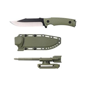 Cuchillo Táctico Personalizable DIY OEM con Mango G10 y Hoja Óptima de Acero Inoxidable, Punta Caída y Borde Recto para Exteriores y Supervivencia - Product Image 1