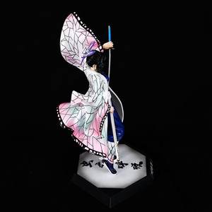 Figuras de anime de Kochou <span class=keywords><strong>Shinobu</strong></span>, nuevo estilo, 31cm, nueve pilares, columna de gusano de postura de pie, demonio asesino, 2023 - Product Image 6