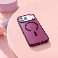 Coque de téléphone magnétique transparente à paillettes pour iPhone 17/18 Pro Max 15 13 16, compatible avec le chargement sans fil, antichoc, étui scintillant, vente en gros