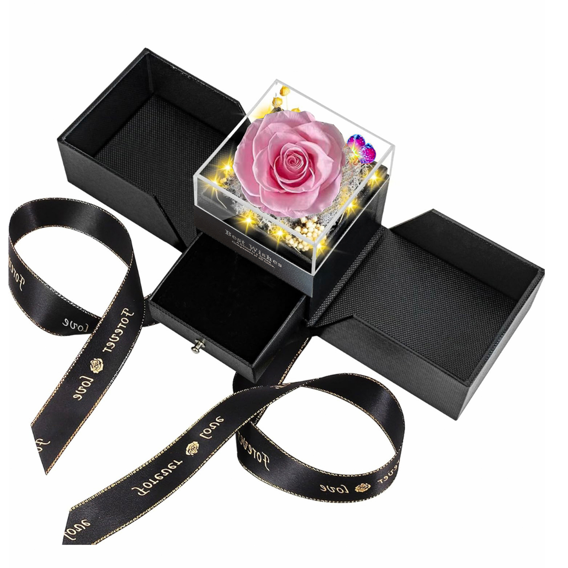 Flor rosa eterna