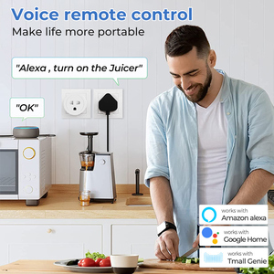 LEDEAST Tuya Smart Socket Alexa Google Home Voice <strong>WiFi</strong> Control Intelligent Power Metering Timing Switch 10A VI <strong>Plug</strong> - Product Image 4