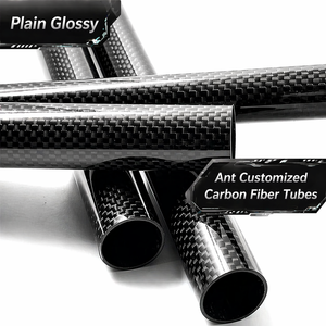 Tubos de Fibra de Carbono 3K Brillantes/Mate, Corte CNC, Placas de Carbono de 1mm/2mm/3mm/4mm/5mm/6mm en Venta - Product Image 1