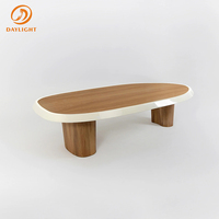 Ensemble de table à manger rectangulaire en bois moderne pour la maison, vente chaude, ensemble de salle à manger élégant, dernier design, luxe léger
