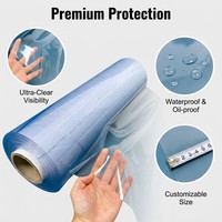 Rouleau de feuille de PVC souple transparente personnalisée, colorée, insonorisante, résistante à haute pression, services de découpe inclus