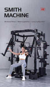 Equipo <span class=keywords><strong>de</strong></span> Gimnasio Multifuncional <span class=keywords><strong>de</strong></span> Alta Calidad para el Hogar, Máquina <span class=keywords><strong>Smith</strong></span> Eficaz para Ejercicios <span class=keywords><strong>de</strong></span> Pecho, Sentadillas, Fisicoculturismo y Levantamiento <span class=keywords><strong>de</strong></span> Pesas - Product Image 2