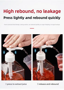 Tête de pompe à pression manuelle pour confiture de fruits, embout en plastique pour <span class=keywords><strong>extraction</strong></span> quantitative et pressage de jus - Product Image 5