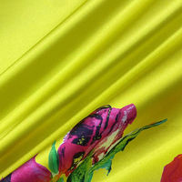 HYSK 19momme haute qualité haut soie Satin tissus imprimés vêtements matériaux femmes robe couture tissu africain soie dubai