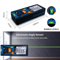 Ruban laser vert de 120m avec télémètre laser horizontal