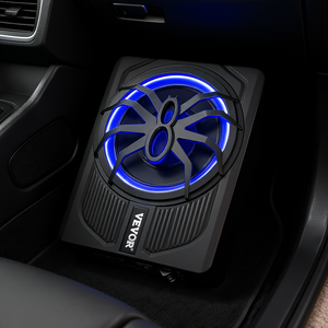 Vevor Subwoofer de voiture sous siège de 10 pouces 440W avec lumière bleue Système audio haut de gamme - Product Image 2