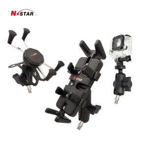 Rétroviseur pour <span class=keywords><strong>moto</strong></span>, adaptateur de tête de boule à vis m10 pour scooter, support de téléphone portable fileté, support de boule mâle pour bélier - Product Image 4