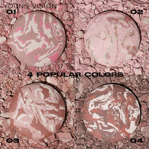 ชิ้น<span class=keywords><strong>หมู</strong></span>หั่น 4 สี 5 ลาย เนื้อเนียนละเอียดช่วยปรับสีผิวและใช้เป็นแป้งฝุ่นเซ็ตเมคอัพได้ - Product Image 3