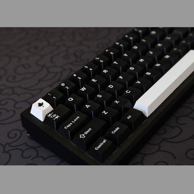 Tecsee WOB Cherry Profile PBT Keycap Double Shot Cherry Gmk Keycaps for Cherry Mx Gateron Kailh Box Mechanical Keyboard Keycap