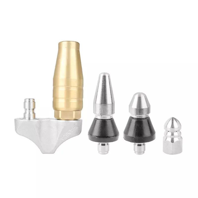 SPS High Pressure Stainless Steel Sewer Jetter Nozzle Fittings Pipe Connectors Pressure Cleaning