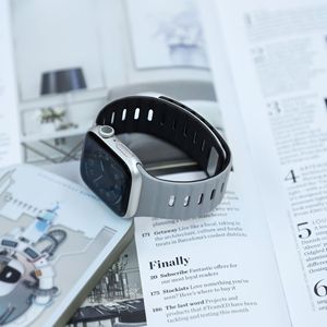 Bracelet en silicone ultra sport pour <span class=keywords><strong>Apple</strong></span> <span class=keywords><strong>Watch</strong></span> Series 10 6 5 4 3 SE 42mm & 46mm Bracelet sport respirant pour modèles de montre 9 8 7 49mm - Product Image 5
