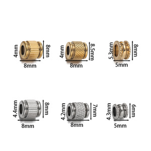Stainless Steel Spacer Beads <b>Small</b> Size Embossed Pattern DIY Jewelry Accessories For Bracelets Necklaces Leather Cords - Product Image 2
