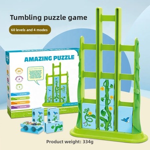 Trò chơi xếp hình lật <span class=keywords><strong>3D</strong></span> cho trẻ em năm <span class=keywords><strong>2025</strong></span>, trò chơi ghép hình đồ họa tự làm trên bàn, đồ chơi giáo dục - Product Image 6
