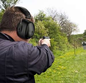 Protège-oreilles anti-bruit SNR 34dB pour la chasse, protection auditive professionnelle avec sac de transport réglable - Product Image 2