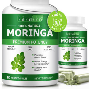Hatman labs fördert den Schlaf Bio-Moringa-Blattex trakt & Pulver kapseln-Pure Moringa Leaf Powder Capsule Extract Supplement - Product Image 5