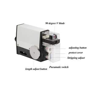 Machine à dénuder pneumatique portative professionnelle de petite taille de SR-P001 de Sinrad avec une précision plus élevée pour le câble 30AWG - Product Image 3