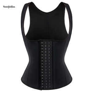 <span class=keywords><strong>Corset</strong></span> de maintien de la taille pour femmes en latex, brûleur de graisse du ventre, sous-poitrine, avec armatures en acier, body shaper avec bretelles - Product Image 5