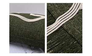 AIBUZHIJIA Spring Pillow <strong>Covers</strong> Solid Color Whisker Extraction Process Patio Furniture <strong>Rectangular</strong> <strong>Cushion</strong> <strong>Covers</strong> - Product Image 5
