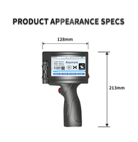 Máquina de Impresión de Inyección de Tinta Portátil Manual para Pequeñas Empresas, Impresión de Fecha, Número de Serie, Código de Lote, Sello para Huevos