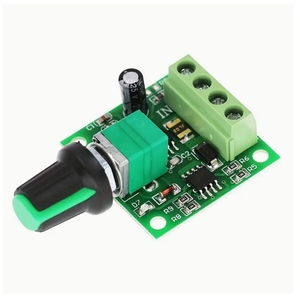 Régulateur de moteur à basse tension PWM1803BK DC 1.8V 3V 5V 6V 7.2V 12V 2A 30W avec bouton de contrôle de vitesse - Product Image 1