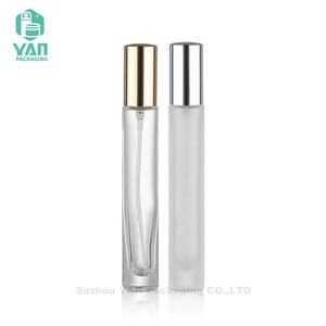 ขวดน้ำหอมแก้วพกพาแบบพ่น ขนาด 10 มล. ทรงกระบอกหนา ดีไซน์หรู ฝาอะลู<span class=keywords><strong>มิ</strong></span><span class=keywords><strong>เนียม</strong></span>  แบบใสขุ่น  ยี่ห้อ YAN Packaging ขายส่ง - Product Image 6