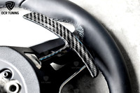 Accessoires d'intérieur Extension de palette de manette de vitesse en fibre de carbone pour Porsche Boxster pour Macan Cayman Carrera 918 Spyder 911 Panamera