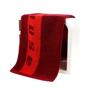 Super Markets Custom Logo Eco Friendly Quick Dry Luxurious Absorbent 100% Cotton Gym Fitness Sport Towel