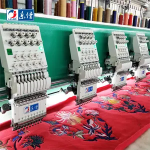 12 head automatic embroidery machine for clothes