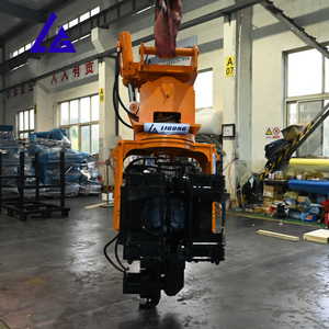 Marteau vibrant latéral réglable avec inclinaison de 30 degrés pour pieux en bois et en acier dans les projets <span class=keywords><strong>d</strong></span>'aménagement paysager de parcs - Product Image 4