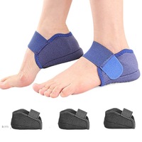 Coussinets de talon amortissants et rehaussants pour soulager la pression, protections de talon antidérapantes, demi-semelles ajustables