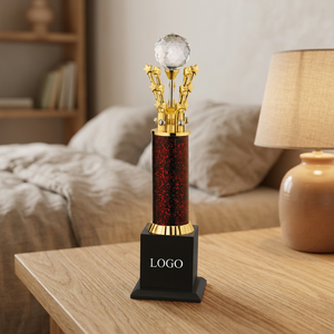 Trofeo de Metal Fundido a Presión Grabado con Láser, Portátil y Duradero para Eventos de Reconocimiento, Actividades Promocionales y Deportivas - Product Image 1