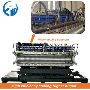 Línea de Producción de Tuberías de PE HDPE de Alta Velocidad, Máquina Extrusora de Tuberías Corrugadas de Doble Pared, Drenaje Vial - Product Image 3