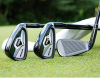 Ensemble de clubs de golf professionnels pour hommes droitiers, réglables, avec tiges interchangeables et sac de golf télescopique
