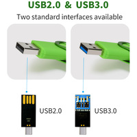 Grosir murah 2 in 1 Tipe C 8gb kunci USB Mini U Disk Pormo hadiah Thumb Drive Data perangkat penyimpanan USB C Flash Drive