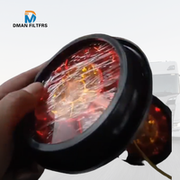 Nouveau Feu de Position Latéral LED Rond Ambre 4 Pouces, 24V, 16 LED pour Camion Remorque, Vente Directe Usine
