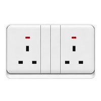 Interrupteurs muraux OEM en promotion : design moderne, 1/2/3/4 gangs, interrupteur mural PC, prise électrique universelle