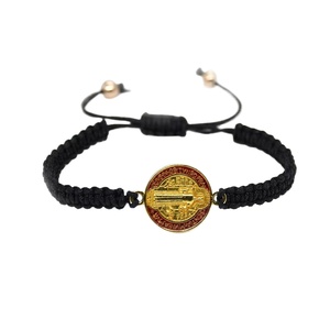 2025 nuevo DS cordón rojo St Benedict <span class=keywords><strong>pulsera</strong></span> <span class=keywords><strong>San</strong></span> <span class=keywords><strong>Benito</strong></span> <span class=keywords><strong>pulsera</strong></span> pulseras mexicanas para hombres Medalla De <span class=keywords><strong>San</strong></span> <span class=keywords><strong>Benito</strong></span> St Benedict medallas - Product Image 5
