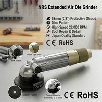 NRS Japan Type 2 Pouces Meuleuse Pneumatique à Air, Petite Machine de Meulage Prolongée, Petit Outil Électrique pour Détails Bois Métal Voiture