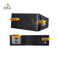 Amplificateur de ligne HDL20 avec aimant en néodyme et boîtier métallique, puissance de sortie 700W/1400W